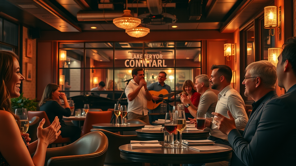 live music chic restaurant best restaurant in coquitlam, bc atmosphere